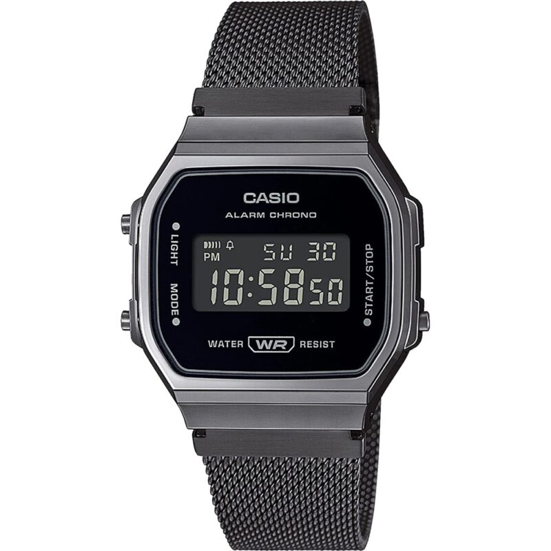 Casio Vintage Iconic - Black (A168WEMB-1BEF) Men's Watch_main