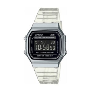 Casio Vintage Iconic - Silver Jelly ***special Price*** (A168XES-1BEF) Unisex Watch_main