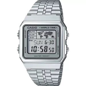 CASIO VINTAGE World Time - Silver (A500WA-7DF)