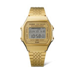 Casio Vintage Bluetooth® Smartphone Link - Gold - Built-in Accelerometer Senses Body Movements + Steps Counter (ABL-100WEG-9AEF) Unisex Watch_1