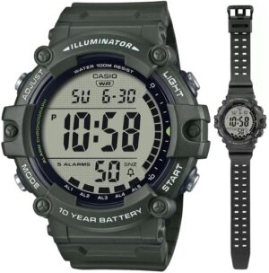 Casio Sport Diver - Illuminator Worldtime - Long Strap (AE-1500WHX-3AVDF) Men's Watch_main