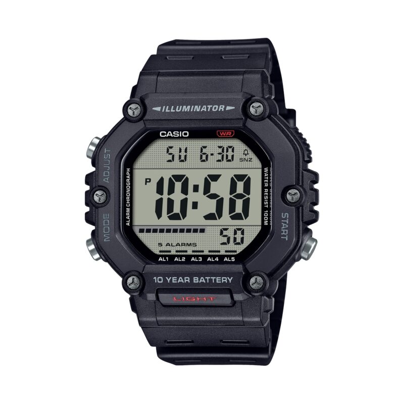 Casio Sport Collection Oversize 10 Years Battery - Black (AE-1600H-1AVEF) Men's Watch_main