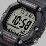 Casio Sport Collection Oversize 10 Years Battery - Black (AE-1600H-1AVEF) Men's Watch_3