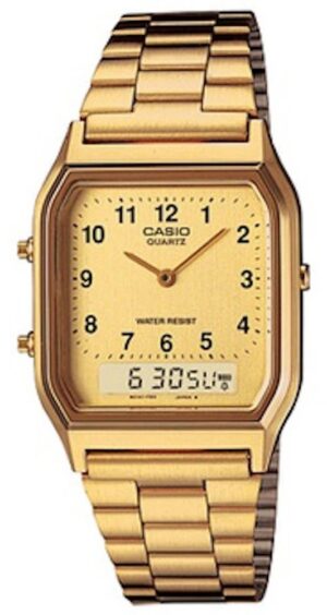 Casio Vintage Edgy Collection Gold (AQ-230GA-9BMQ) Unisex Watch_main