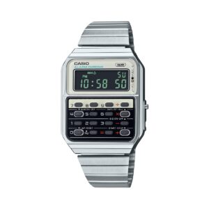 Casio Vintage Calculator Edgy Collection - White ***special Price*** (CA-500WE-7BEF) Men's Watch_main