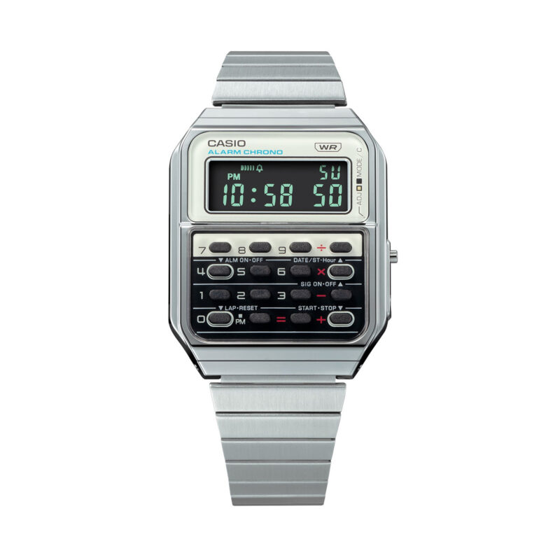 CASIO VINTAGE CALCULATOR EDGY COLLECTION - WHITE  (CA-500WE-7BEF) - Image 2