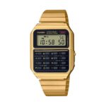 Casio Vintage Calculator Edgy Collection - Gold ***special Price*** (CA-500WEG-1AEF) Men's Watch_main