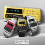 Casio Vintage Calculator Edgy Collection - Yellow ***special Price*** (CA-500WEGG-9BEF) Men's Watch_2