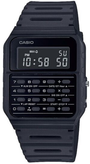 Casio Vintage Calculator Edgy Collection - Full Black (CA-53-WF-1B) Unisex Watch_main