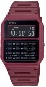 Casio Vintage Calculator Edgy Collection - Red ***special Price*** (CA-53-WF-4B) Unisex Watch_main