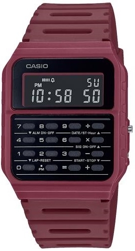 Casio Vintage Calculator Edgy Collection - Red (CA-53-WF-4BDF) Unisex Watch_main