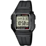 Casio Vintage Illuminator 10 Years Battery - Black (F-201W-1ADF) Unisex Watch_main