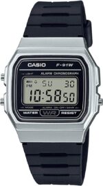 Casio Vintage F-91 Bio Resin Strap - Silver (F-91WM-7ADF) Unisex Watch_main