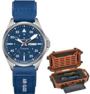 Hamilton Khaki Aviation Pilot Day Date Auto - Air-glaciers Special Edition + Extra Strap (H64655941) Men's Watch_main