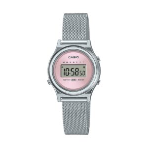 Casio Vintage Mini Collection Slim - Antique Pink Mesh (LA700WEM-4AEF) Women's Watch_main