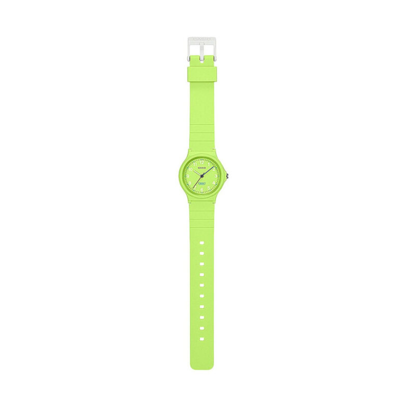 CASIO TIMELESS COLLECTION POP - BIO RESIN STRAP - LEMON GREEN (LQ-24B-3BEF) - Image 2