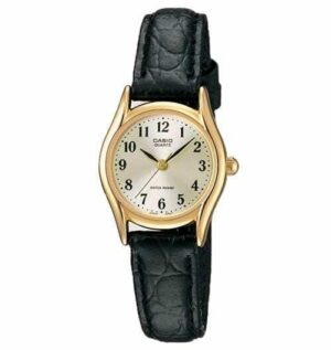 Casio Collection Only Time. Leather - Gold (LTP-1094Q-7B2RDF) Women's Watch_main