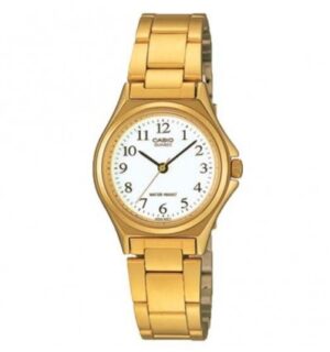 Casio Collection Only Time Lady Gold - White (LTP-1130N-7BRDF) Women's Watch_main