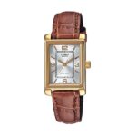 Casio Collection Tank. Leather - Argentee (LTP-1234PGL-7AEG) Women's Watch_main