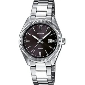 Casio Collection Lady Date - Black (LTP-1302D-1A1VDF) Women's Watch_main