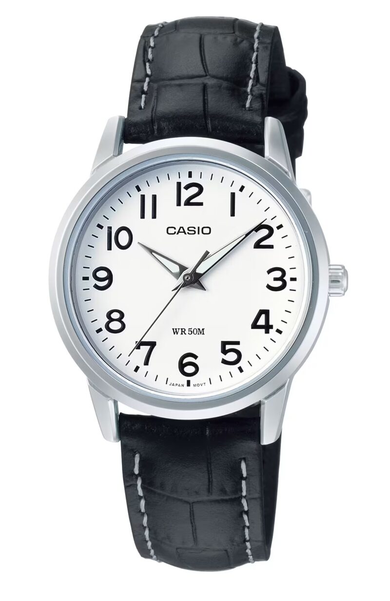 Casio Collection Lady 3h - Leather. White (LTP-1303PL-7BVDF) Women's Watch_main