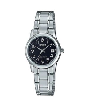 Casio Collection Lady Date - Black (LTP-V002D-1BUDF) Women's Watch_main