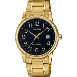 Casio Collection Lady Date. Gold - Black (LTP-V002G-1BUDF) Women's Watch_main