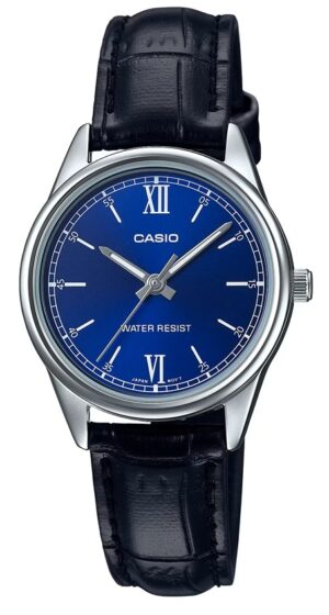 Casio Collection Only Time Lady Leather - Blue (LTP-V005L-2BUDF) Women's Watch_main