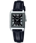 Casio Collection Tank. Leather - Black (LTP-V007L-1BUDF) Women's Watch_main