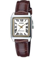 Casio Collection Tank. Leather - White (LTP-V007L-7B2UDF) Women's Watch_main