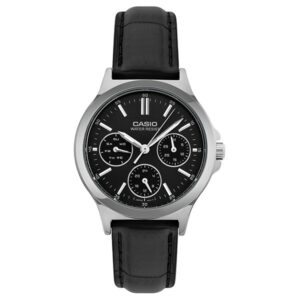 Casio Collection Lady Multifunction. Leather - Black (LTP-V300L-1AUDF) Women's Watch_main