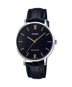 Casio Collection Minimal. Leather - Black (LTP-VT01L-1BUDF) Women's Watch_main
