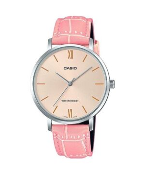 Casio Collection Minimal. Leather - Antique Pink (LTP-VT01L-4BUDF) Women's Watch_main