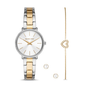 Michael Kors Women's Jewellery Set - Watch, Bracelet & Earrings (MK1041) - Pyper Collection