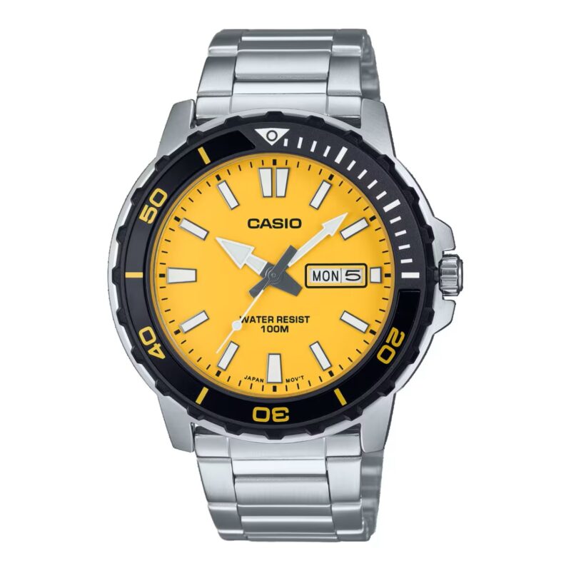 Casio Sport Diver 100m - Yellow (MTD-125D-9AVDF)  Watch_main
