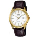Casio Collection Date Leather - White (MTP-1183Q-7ADF) Men's Watch_main