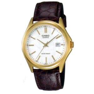 Casio Collection Date Leather - White (MTP-1183Q-7ADF) Men's Watch_main