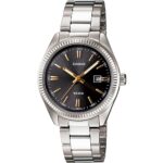 Casio Collection Date - Black. Gold Indexes (MTP-1302D-1A2VDF) Men's Watch_main
