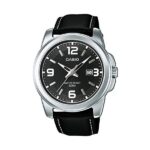 Casio Collection Bold Date - Leather. Black (MTP-1314PL-8AVEF) Men's Watch_main