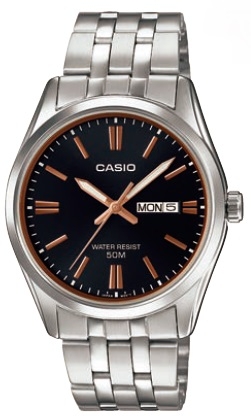 Casio Collection Date. Bracelet - Black (MTP-1335D-1A2VDF) Men's Watch_main