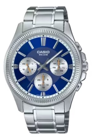 Casio Day Date Multifunction - Blue (MTP-1375D-2A1VDF) Men's Watch_main