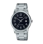 Casio Collection Date Steel - Black (MTP-V002D-1BUDF) Men's Watch_main