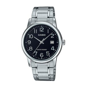 Casio Collection Date Steel - Black (MTP-V002D-1BUDF) Men's Watch_main