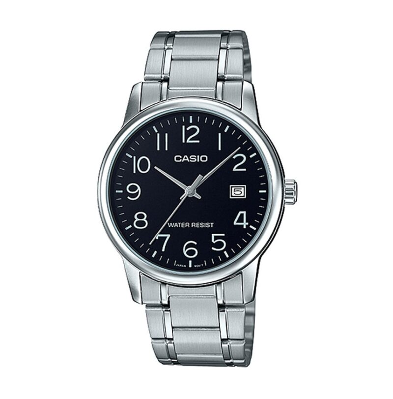 Casio Collection Date Steel - Black (MTP-V002D-1BUDF) Men's Watch_main