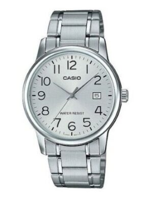 Casio Collection Date Steel - Silver (MTP-V002D-7BUDF) Men's Watch_main