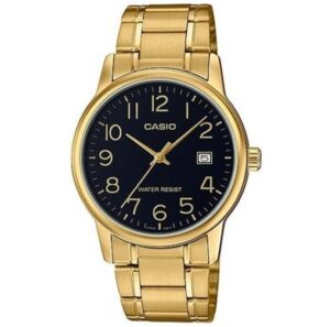 Casio Collection Date Gold - Black (MTP-V002G-1BUDF) Men's Watch_main
