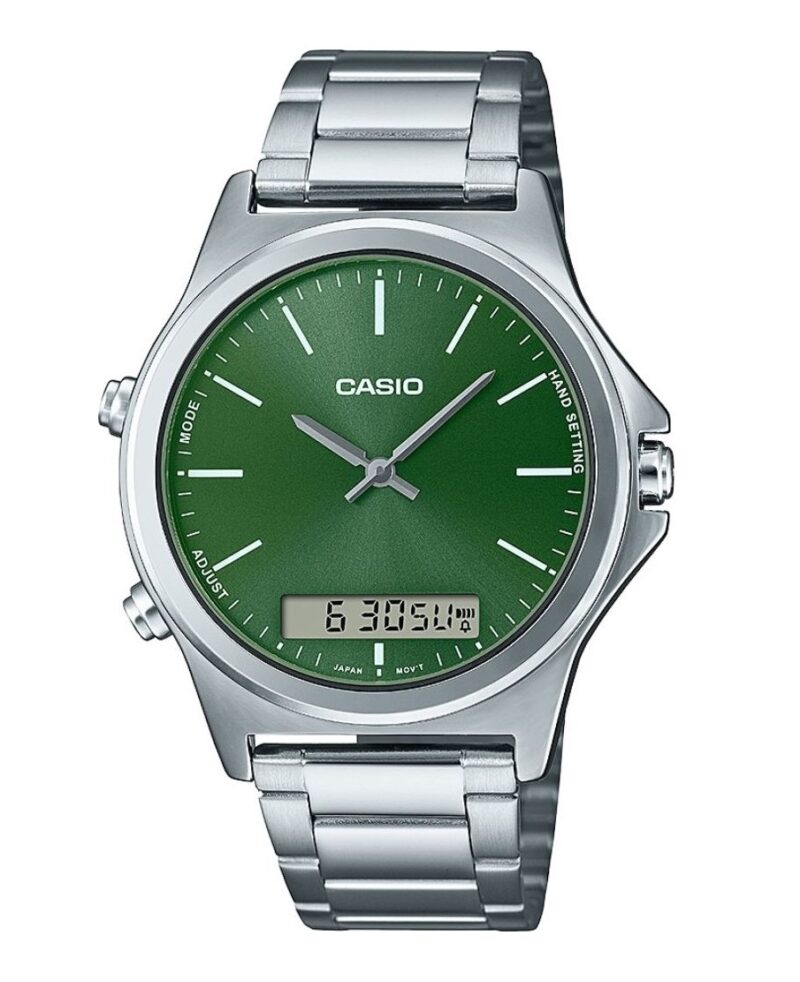 Casio Collection Ana-digit Alarm - Forest Green (MTP-VC01D-3EUDF) Men's Watch_main