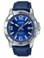 Casio Sport Collection Diver 50m Leather - Blue (MTP-VD01L-2BVUDF) Men's Watch_main