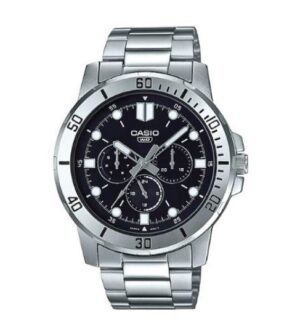 Casio Collection Diver Multifuction - Black (MTP-VD300D-1EUDF) Men's Watch_main