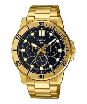 Casio Collection Diver Multifuction - Black (MTP-VD300G-1EUDF) Men's Watch_main